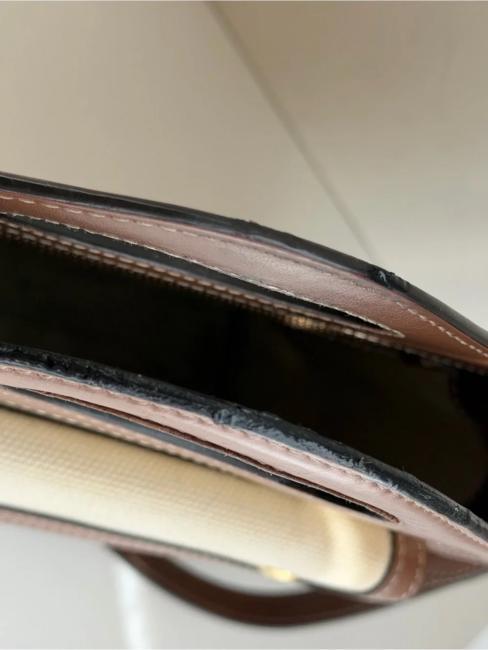 Authentic Burberry Mini Pocket Beige Malt Brown Crossbody Bag